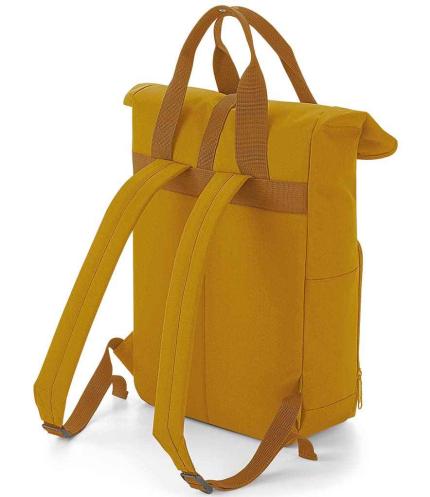 BagBase Recycled Twin Handle Roll-Top Backpack 1