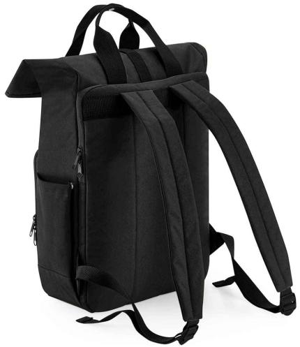 BagBase Recycled Twin Handle Roll-Top Laptop Backpack 1