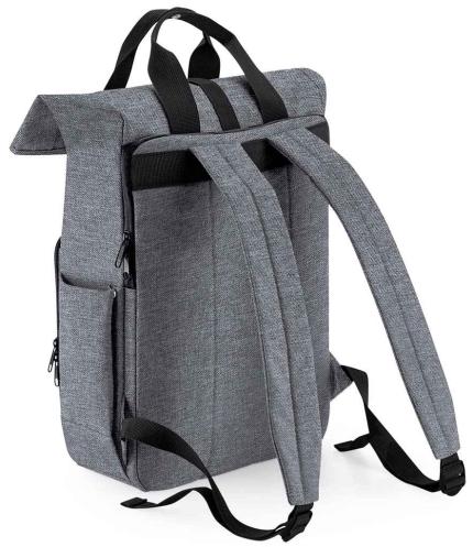 BagBase Recycled Twin Handle Roll-Top Laptop Backpack 1