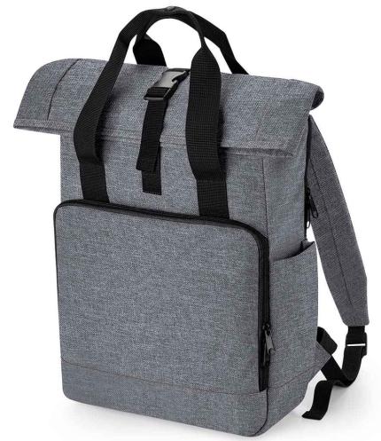 BagBase Recycled Twin Handle Roll-Top Laptop Backpack