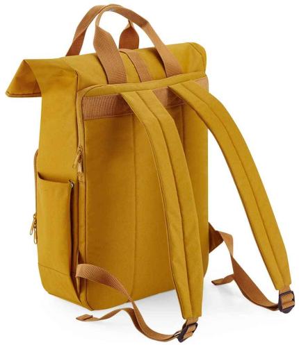 BagBase Recycled Twin Handle Roll-Top Laptop Backpack 1