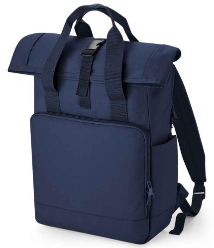 BagBase Recycled Twin Handle Roll-Top Laptop Backpack