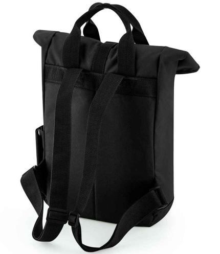 BagBase Recycled Mini Twin Handle Roll-Top Backpack 1