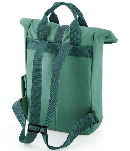 BagBase Recycled Mini Twin Handle Roll-Top Backpack 1