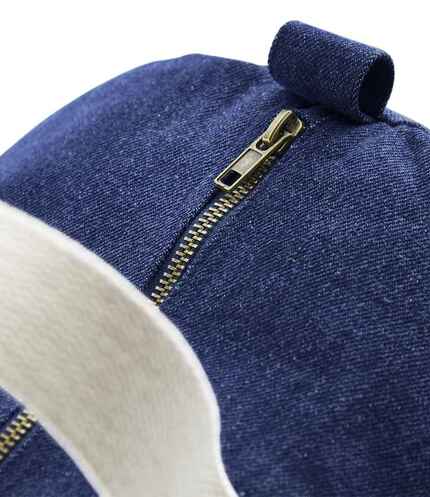 BagBase Denim Barrel Bag 2