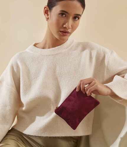 BagBase Velvet Accessory Pouch 1