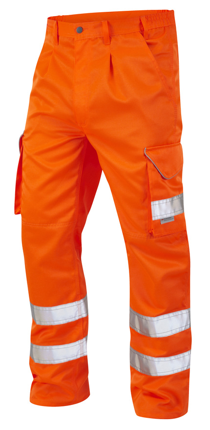 LEO BIDEFORD ISO 20471 Cl 1 Poly/Cotton Cargo Trouser