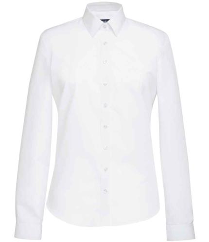 Brook Taverner Ladies Selene Long Sleeve Poplin Shirt