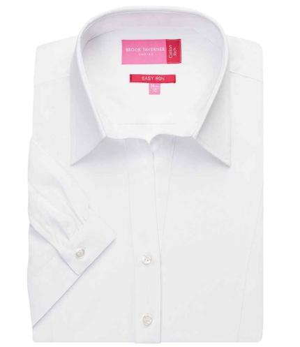 Brook Taverner Ladies Paduli Short Sleeve Poplin Shirt