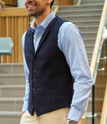 Brook Taverner Memphis Tweed Waistcoat 1