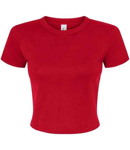 Bella Ladies Micro Rib Baby T-Shirt