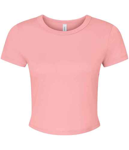 Bella Ladies Micro Rib Baby T-Shirt