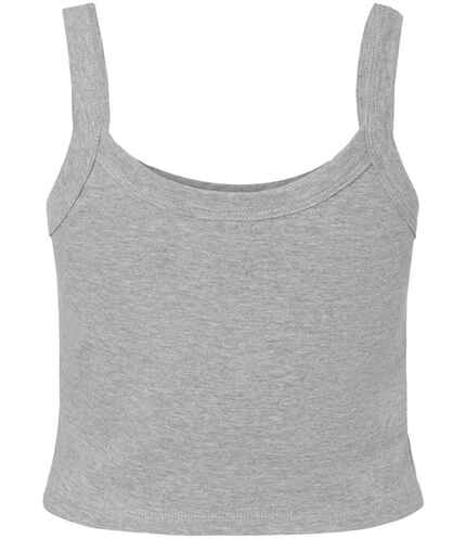 Bella Ladies Micro Rib Spaghetti Strap Tank Top 2