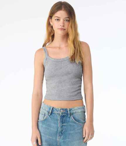 Bella Ladies Micro Rib Spaghetti Strap Tank Top 3