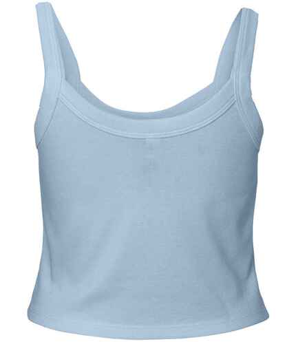 Bella Ladies Micro Rib Spaghetti Strap Tank Top 2