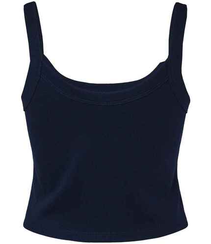 Bella Ladies Micro Rib Spaghetti Strap Tank Top 2