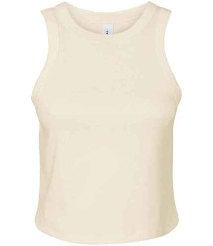 Bella Ladies Micro Rib Racer Tank Top 0