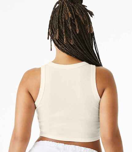 Bella Ladies Micro Rib Racer Tank Top 3