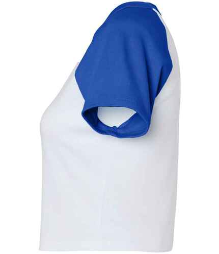 Bella Ladies Micro Rib Raglan Baby T-Shirt 1