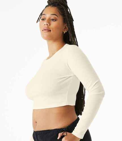 Bella Micro Rib Long Sleeve Baby T-Shirt 3