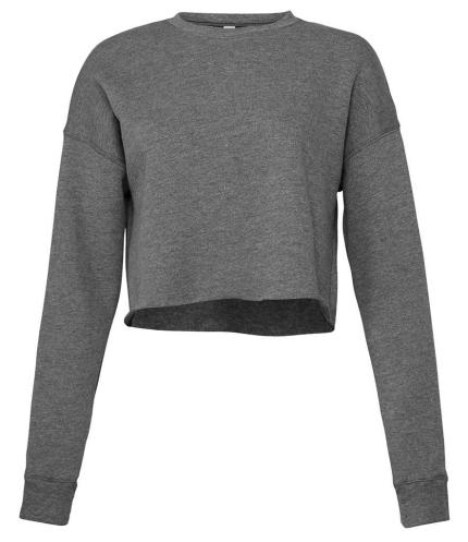 Bella Ladies Cropped Sweatshirt 0