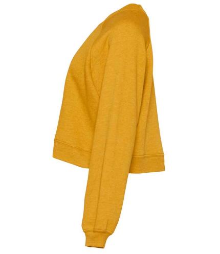 Bella Ladies Raglan Cropped Pullover Sweatshirt 1