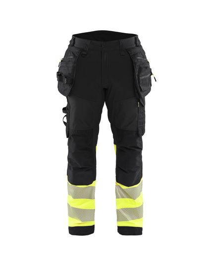 Blaklader 1821 Softshell Hi-vis Trousers 0