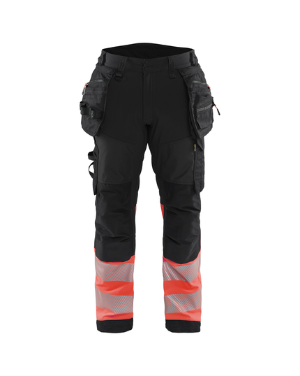 Blaklader 1821 Softshell Hi-vis Trousers 0