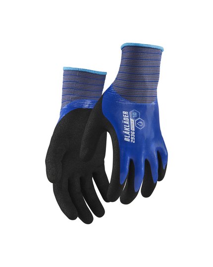 Blaklader 2936 Work Gloves WR, nitrile coated (6 Pairs) 0