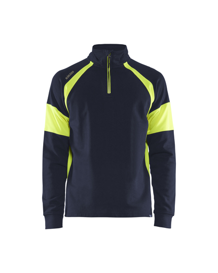 Blaklader 3550 Sweatshirt with Hi-Vis panels 0