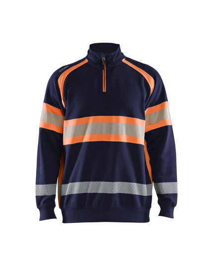 Blaklader 3553 Hi-Vis Half Zip Sweater