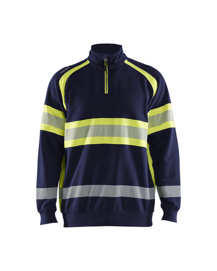 Blaklader 3553 Hi-Vis Half Zip Sweater 0