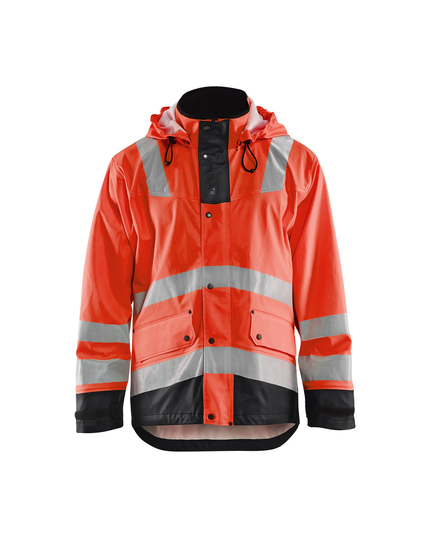 Blaklader 4302 Rain jacket Hi-Vis Level 2 0