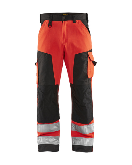 Blaklader Hi-Vis trousers without nail pockets 0