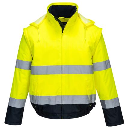 Portwest
 Hi-Vis 2-in-1 Contrast Essential Lite Bomber Jacket