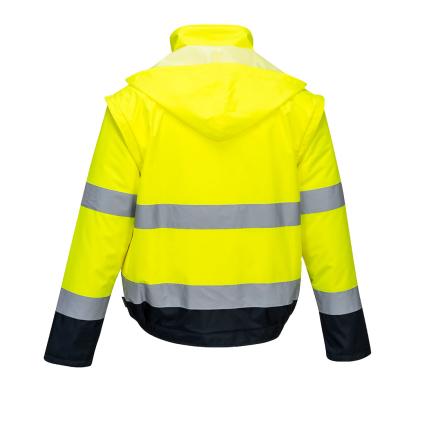 Portwest
 Hi-Vis 2-in-1 Contrast Essential Lite Bomber Jacket 1