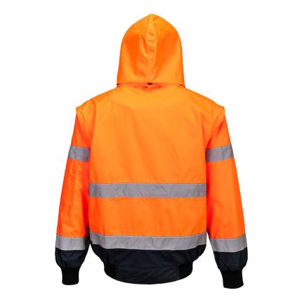 Portwest Hi-Vis 3-in-1 Contrast Bomber Jacket 1