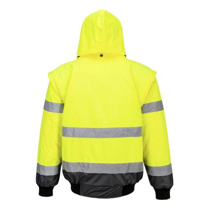 Portwest Hi-Vis 3-in-1 Contrast Bomber Jacket 1