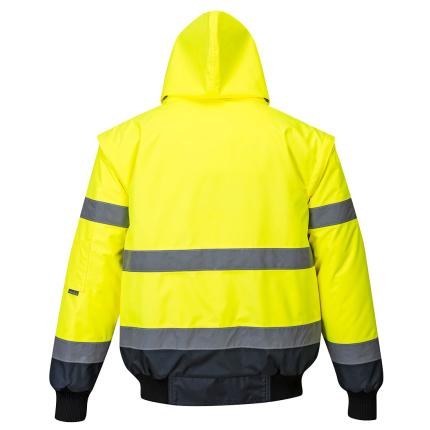Portwest Hi-Vis 3-in-1 Contrast Bomber Jacket 1
