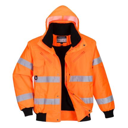 Portwest Hi-Vis 3-in-1 Bomber Jacket