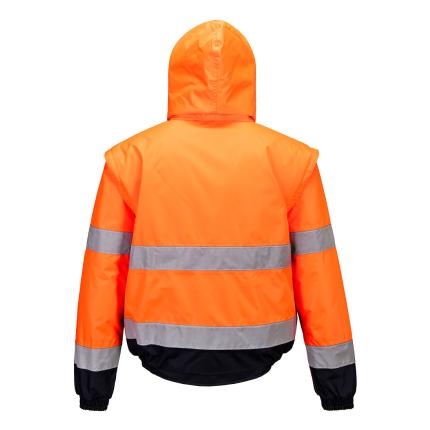 Portwest
 Hi-Vis 2-in-1 Contrast Bomber Jacket 1