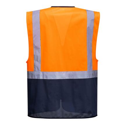 Portwest Warsaw Hi-Vis Contrast Executive Vest 1