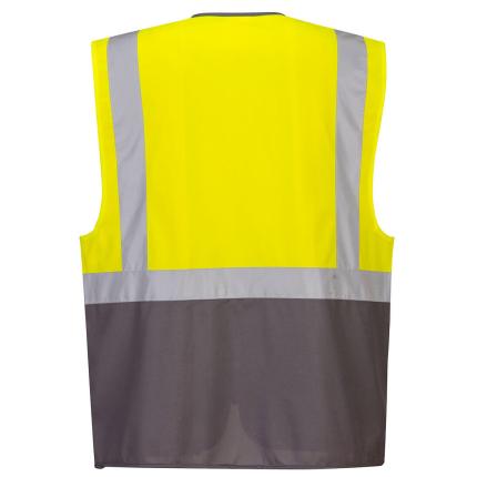 Portwest Warsaw Hi-Vis Contrast Executive Vest 1