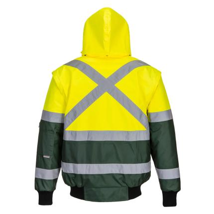 Portwest
 Hi-Vis 3-in-1 X Back Contrast Bomber Jacket 1