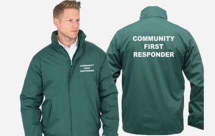 Community First Responder Printed Result Core Channel Jacket