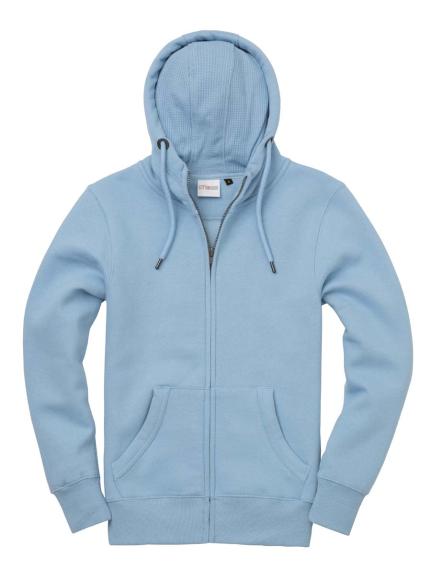 Cotton Ridge Ultra Premium Zip Hoodie (W51PF) - Sky Blue