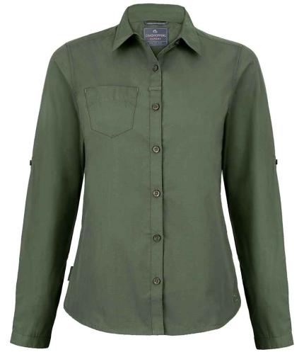 Craghoppers Expert Ladies Kiwi Long Sleeve Shirt 0