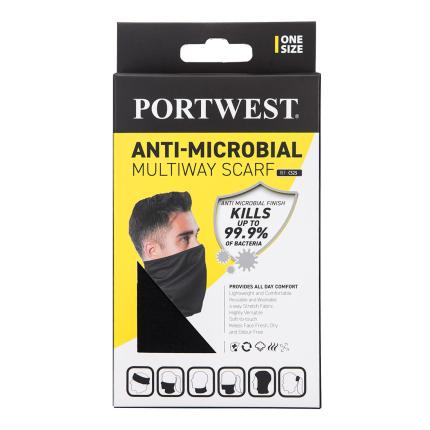 Portwest
 Anti-Microbial Multiway Scarf 1