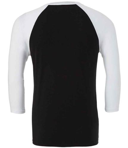 Canvas Unisex 3/4 Sleeve Baseball T-Shirt 2