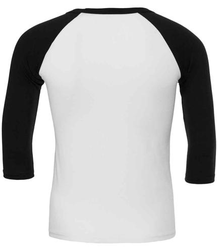 Canvas Unisex 3/4 Sleeve Baseball T-Shirt 2